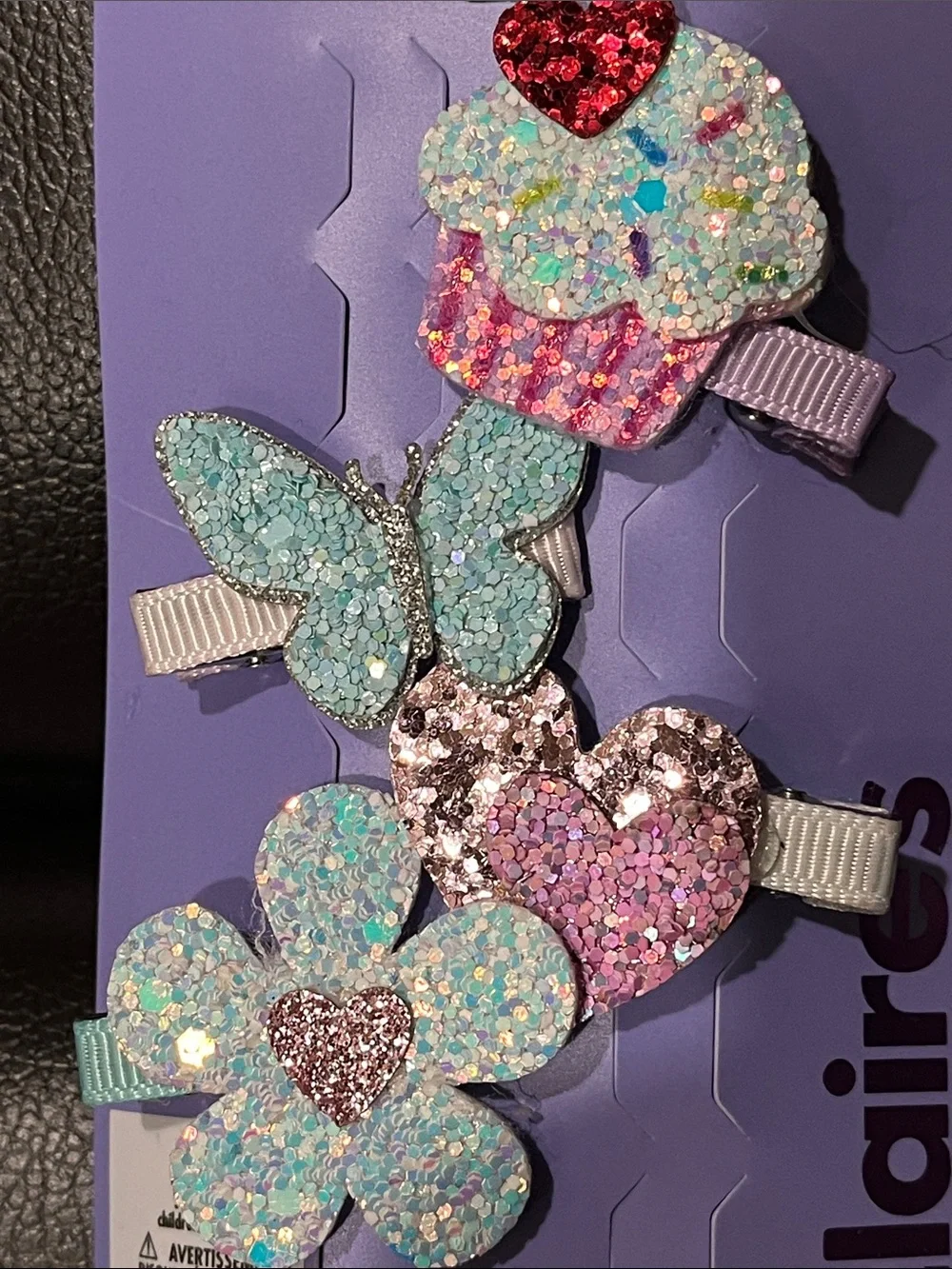 Claire’s Girls Hair Clip Bundle | 10 Colorful Clips | NWT